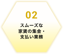 スムーズな家賃の集金・支払い業務